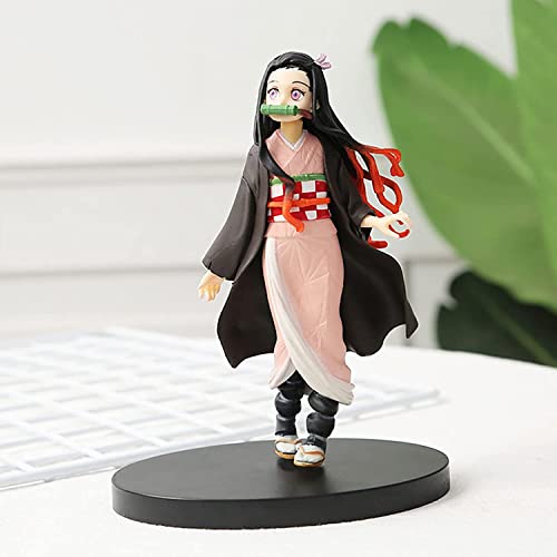 Image of Trunkin Polyvinyl Chloride Demon Slayer Nezuko Kamado Kimetsu No Yaiba Action Figure, Figurine With Stand Figurine, 33.5 Cm, 2.4 Cm