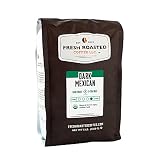 Fresh Roasted Coffee, Organic Dark Mexican, 5 lb (80 oz), Dark Roast, Mold & Mycotoxin Tested, Koshe