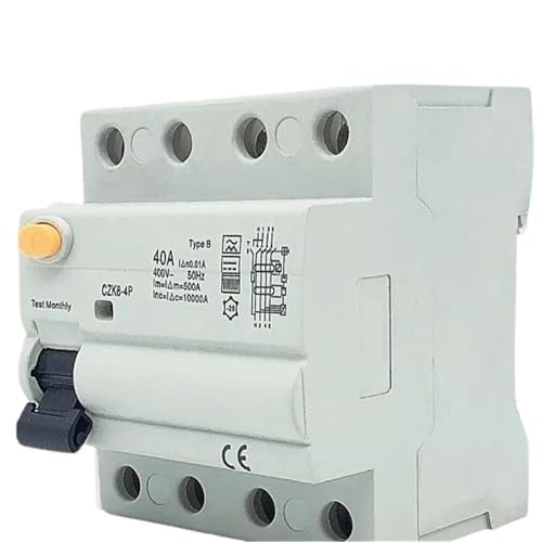 Disjoncteur différentiel type B pour borne de recharge et protection photovoltaïque rail DIN
