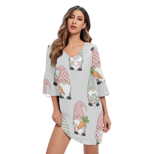Robe d'été grise pastel pour un look de vacances décontracté à la plage