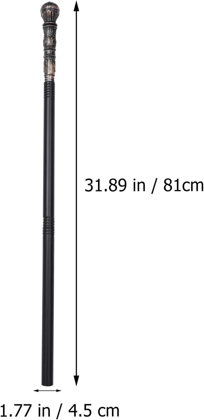 NUOBESTY Costume Walking Cane Elegant Prop Stick Dress Pimp Cane Halloween Costume Accessories for Kids and Adults : Clothing, Shoes & Jewelry