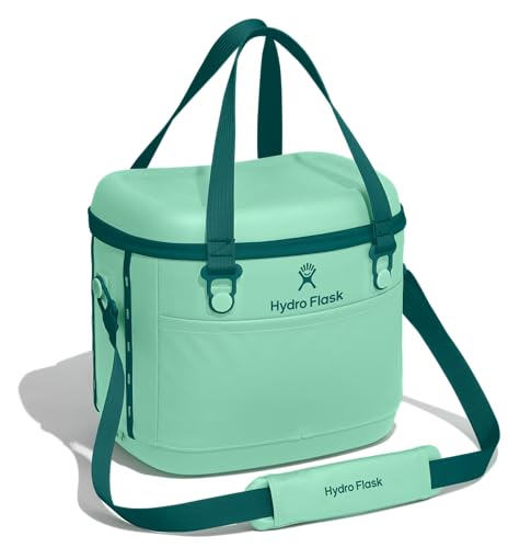 Image of Hydro Flask Carryout Cooler - Insulated Portable Soft Cooler - 15 L Capacity in Mermaid Green