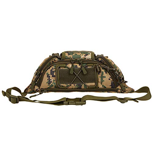 CREATOR Pochete tática militar masculina para uso ao ar livre, bolsa de cintura grande para vida diá