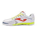 Synthetic Leather Joma, Indoor Football Trainers Hombre, White, 41 EU