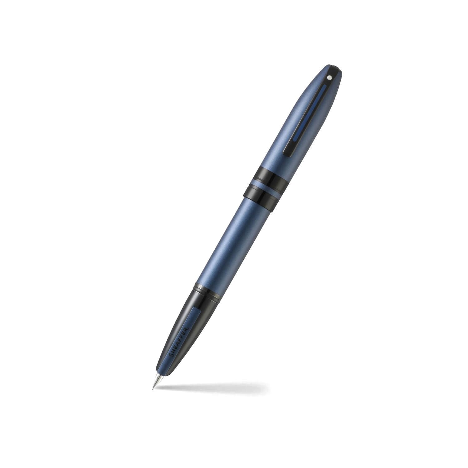 Amazon | Sheaffer Icon メタリックブルー 光沢ブラックPVDアプリ付き