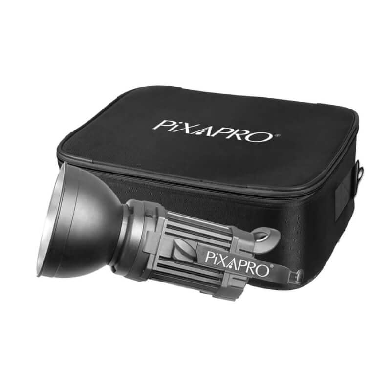 Pixapro LED100D MKIII 5600x Photography Lighting | Video LED Studio Light Professional Photoshoot | Lighting Kit 5600 x Photo Accessories | Camera Lamp Monolight (Single, With Padded Case)