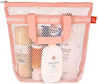 Bags in bag Portable Shower Mesh Caddy Bag Quick Dry Hanging Toiletry
