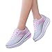 Briskorry Damen Freizeit Schuhe Sportschuhe Sneaker Turnschuhe Laufschuhe Sommer Bequeme Slip On Outdoor Leichteshuhe Mesh Walking Schuhe Luftkissen Outdoorschuhe Fitnessschuhe Casual Strandschuhe
