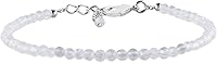 Vista 41 de InfinityGemsArt Natural Bracelet For Women Gemstone Micro Beads Dainty Jewelry Christmas Gifts for Women, Birthstone, Stone Jewelry 925 Sterling