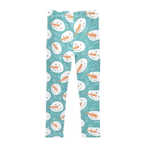 Girls Leggings Cartoon Snowman Toddler Girls Clothes Leggings for Girls Toddler Girls Leggings 3-4T2