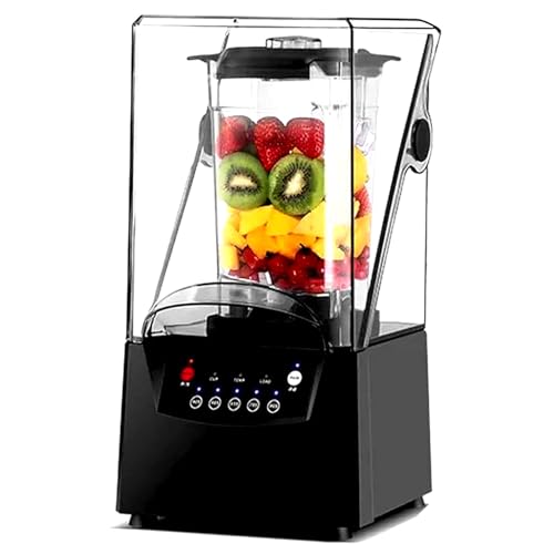 DowPie Blender For Smoothies - Soundproof & Quiet Commercial Blenders, Removable Shield, 2200w Watte, 70 Oz Capacity - Perfect For Kitchen, Fruits, Shakes, Smoothies 220v