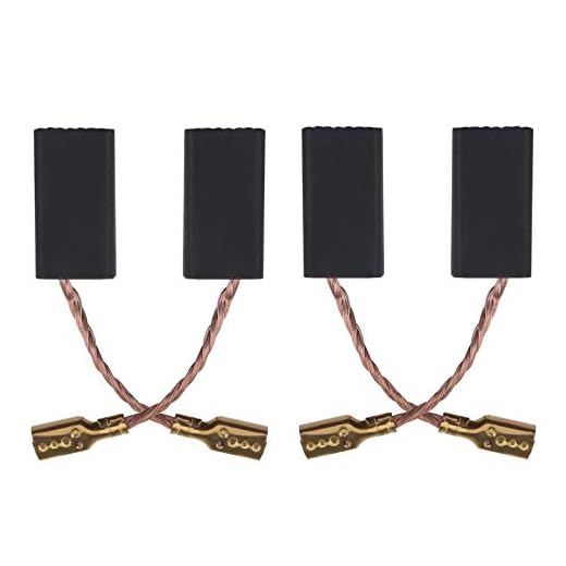 YINETTECH Kohlebürsten 2 Paar 1607014144 1607014145 Winkelschleifer Kohlebürsten 5x8x15mm Kompatibel mit Bosch GWS 600 GWS 660 GWS 6-100