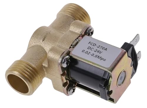 Électrovanne électrique en laiton robuste G1/2'' 12V haute précision