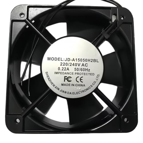 Ventilador de refrigeración JD-A15050H2BL contra sobrecalentamiento en racks