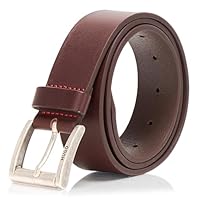 HUGO Granger Smooth Leather Belt, dark walnut, 32