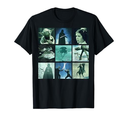 Star Wars t-shirt à carreaux de portraits pour vos soirées cinéma