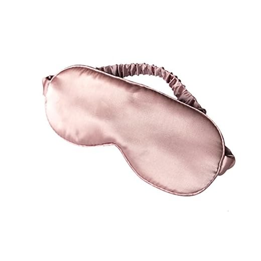 LULUSILK Mulberry Silk Sleep Eye Mask Blindfold with Elastic Strap Headband, Soft Eye Cover Eyeshade for Night Sleeping, Travel, Nap(Pink)