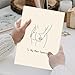 MOROLURU Funny Anniversary Card for Boyfriend, Girlfriend, Husband or Wife – “To My Main Squeeze” Romantic Naughty Love Card – Minimalist Line Art Design for Valentine’s Day, Birthday
