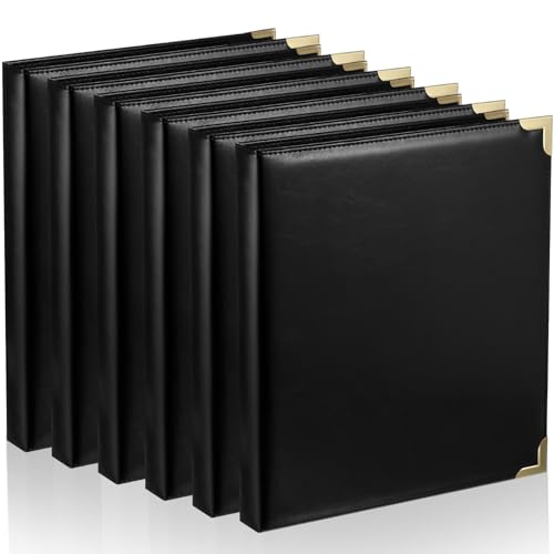 Classeur en cuir noir Cholemy pour organiser votre bureau à la maison