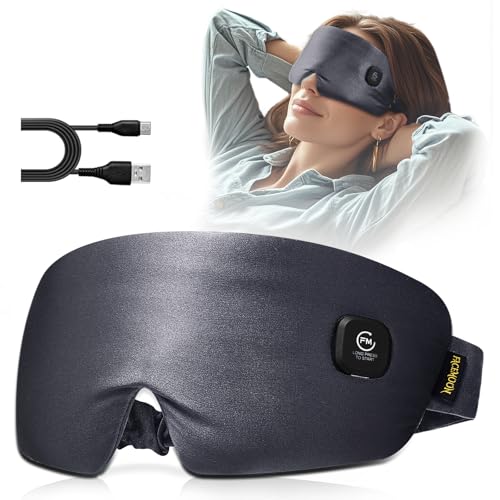 Image of Heated Eye Mask for Dry Eyes: Silk Cordless Eye Warmer Compress for Dry Eye