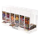 Exo Armor Acrylic 6 Slot Booster Pack Dispenser Compatible with Pokemon, MTG, Yugioh, Sports, Baseball, Basketball, Football