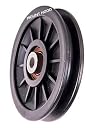 Mount Hood Great Gym Machine Bearing Pulley 4 Inch Black Wheel with Inbuilt Bush and Bearing (Set of 2 Pieces) gallery image