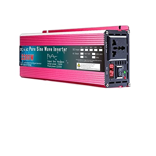 Convertisseur de tension 48V 220V pur sinus 2200W 60Hz haute stabilité thermique