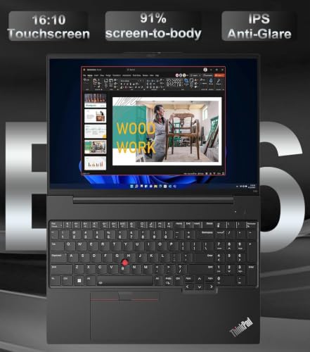 Image of Lenovo ThinkPad E16, 16 inch Touchscreen, Intel i7-1355U, 40GB RAM, 2TB SSD