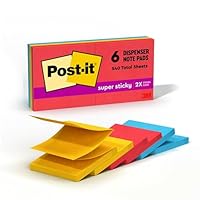 Post-it Pop-up Super Sticky Notes Marrakesh Collection 76x76mm R330-6SSAN (Pack of 6)