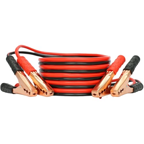 Cabo de Chupeta 3 Metros 1200 Amperes 12mm com Bolsa de Transporte Cabo Para Carga de Bateria de Carros, Caminhão, Vans, SUVs e Motos