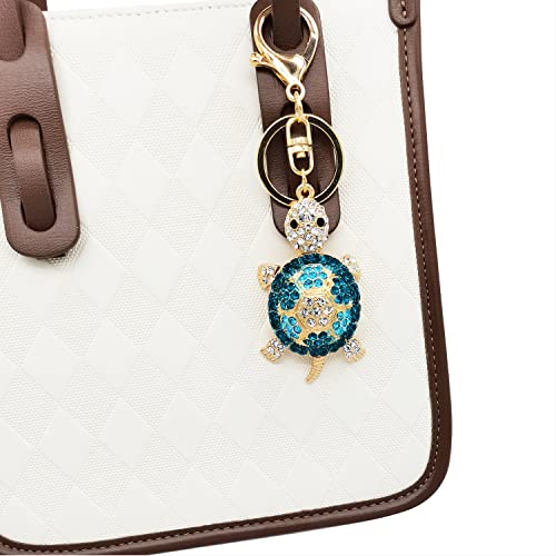 Keepdowin Key Chains Women Cute Keychains For Women Funny Anime Keychain For Her Sister Girl Birthday Gift Bag Wallet Accessories (Blue Tortoise) #TOP5