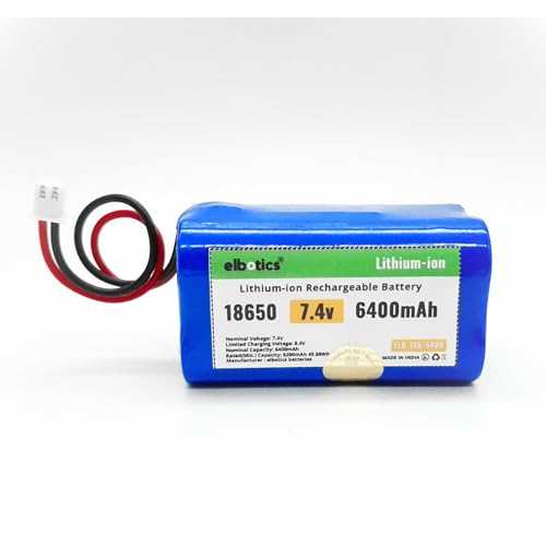 Image of 7.4V 6400mAh Li-ion Rechargeable Battery Pack JST-XH 2.54 /2P Plug Lithium-ion Batteries for Electronics Products Toys Lighting Bluetooth Equipment Fit for RC Helicopter Car Truck & RC Boats