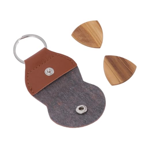 MUELODSIC 1 Set Guitar Picks Holder with Plectrums Durable Case present for Musicians Compatible with Acoustic Electric Guitars Ukuleles and Mandolins