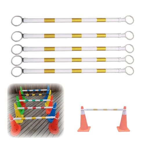 Barrière de signalisation rétractable pour cônes et système extensible de contrôle des foules
