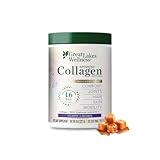 Great Lakes Wellness Movement Boost Advanced Collagen Peptides Powder with MSM, Hyaluronic Acid, Vitamin C - Joint Mobility & Comfort - Caramel Flavored - Non-GMO, Keto, Kosher - 8 oz