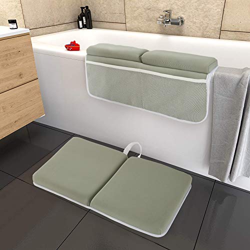 SZWORLDS Bath Kneeler and Elbow Rest Pad Set,Kneeling Pad and Elbow Support