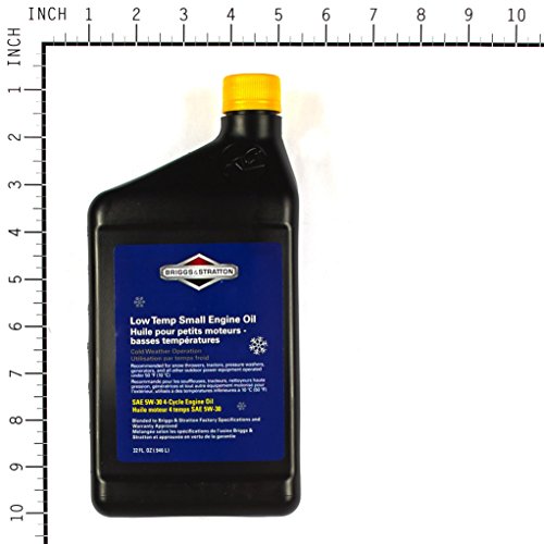 Briggs & Stratton 100030C SAE 5W-30 4-Cycle Snow Thrower Oil - 32 Oz. - Thumbnail 3