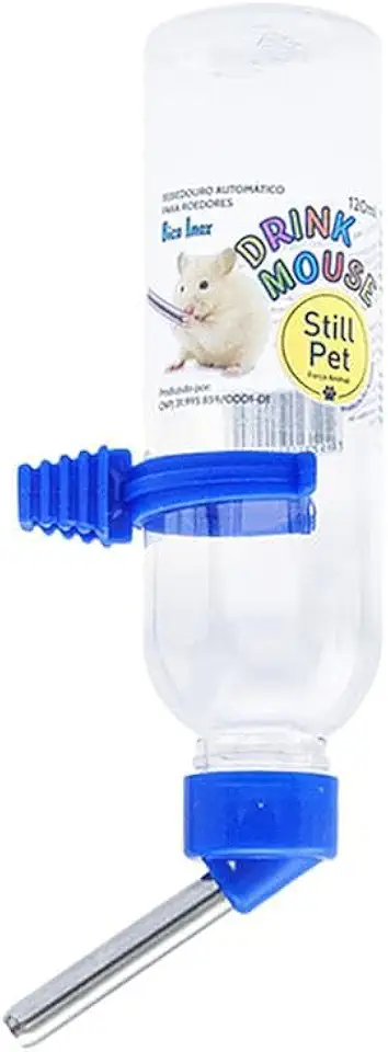 Tudo Pet Bebedopuro Plástico Para Hamster Drink Mouse Inox-300Ml