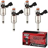 MACAX Set of 4 Fuel Injectors FJ1164 CP9Z-9F593-B Replacement Compatible with Ford Focus Naturally Aspirated Only 2012-2018 EcoSport 2018-2022 2.0L L4 - Replaces HM10009 CM5201