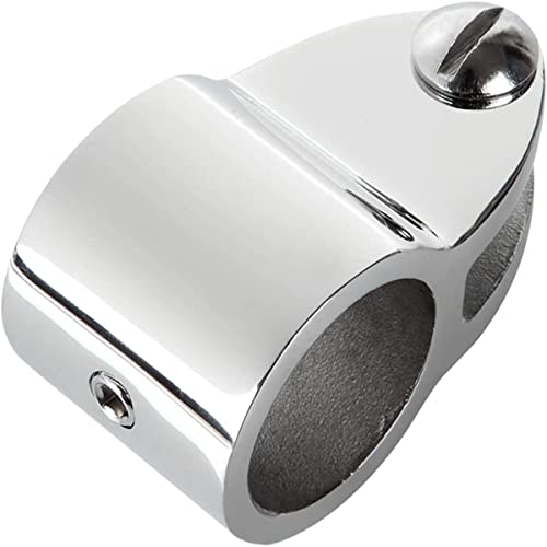 Rhblme Boat Bimini Top Jaw Slide, 7/8 Inch (22Mm) Eye End Cap Marine Boat Hardware 316 Stainless Steel, Heavy Duty Bimini Canopy Hardware, Fits 7/8" Or 1" Od Round Tubing, Set Of 4 #TOP5