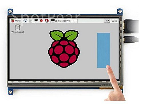 LANDZO 3.5 Inch Touch Screen 320480 for Raspberry Pi 3 Model B+ (Plus) and Pi 2 (7 inch Display)