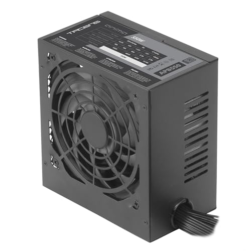 Tacens Anima APB550, Zasilacz PC ATX 550W, 80Plus Bronze 85%, Technologie SMD i DC-DC, Ultra-cichy Wentylator 12cm, Japońskie Kondensatory 105º, Kable Premium o Fakturze, Czarny