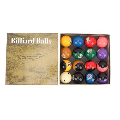 Billiard Balls Set Resin Billiard Balls Premium Cue Ball for Professional Tournament Practice