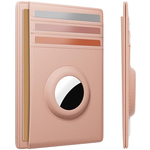 Hawanik Wallet with Airtag Holder Genuine Leather Wallets Slim Minimalist