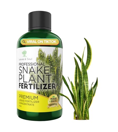 Professional Liquid Snake Plant Fertilizer | 3-1-2 Concentrate for Plants