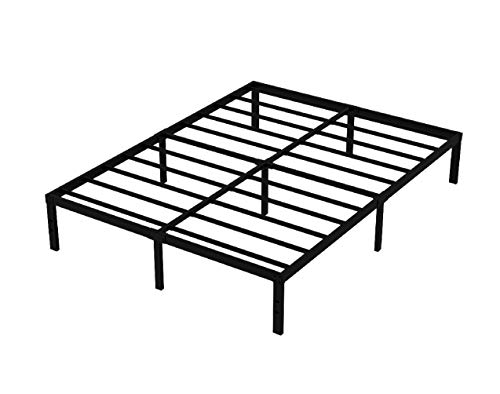 COMASACH 16 Inch King Size Bed Frame Supports up to 3500lbs, No Box Spring Needed, Platform with Heavy Sturdy Metal Steel, Easy Assembly, Under Bed Storage, Noise-Free, Non-Slip