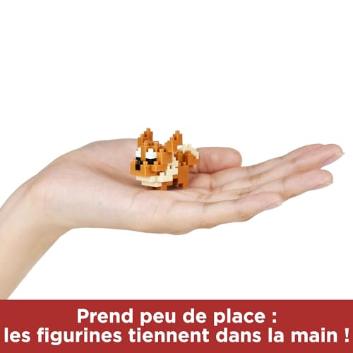 Coffret de 6 figurines en briques BANDAI NANOBLOCK Pack Pokémon type Électrique - vue 5