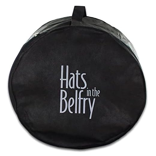 Belfry Hat Box - Travel Hat Box (One-Size, Black)