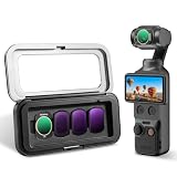Soonpho Zestaw filtrów do Dji OSMO Pocket 3/4,4er-Pack Zawiera Filtr CPL,ND Filtry ND16,ND64,ND256,Magnetyczne Akcesoria do Osmo Pocket 3/4