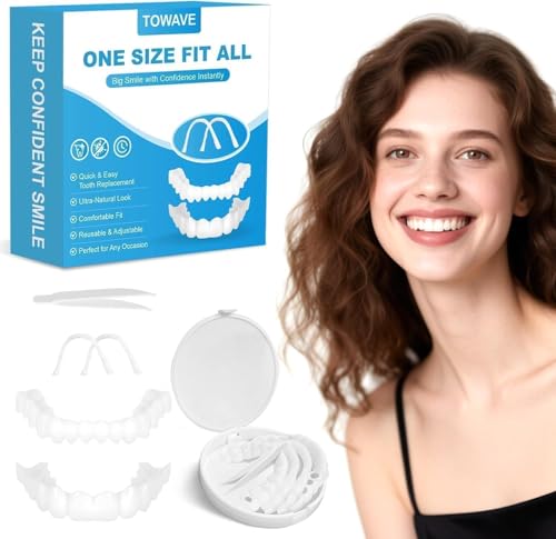 Veneers Teeth for Women and Men, Tooth Replacement Kit, Nature and Comfortable